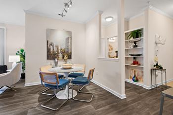 Dining table at Alden Place at South Square, Durham, NC